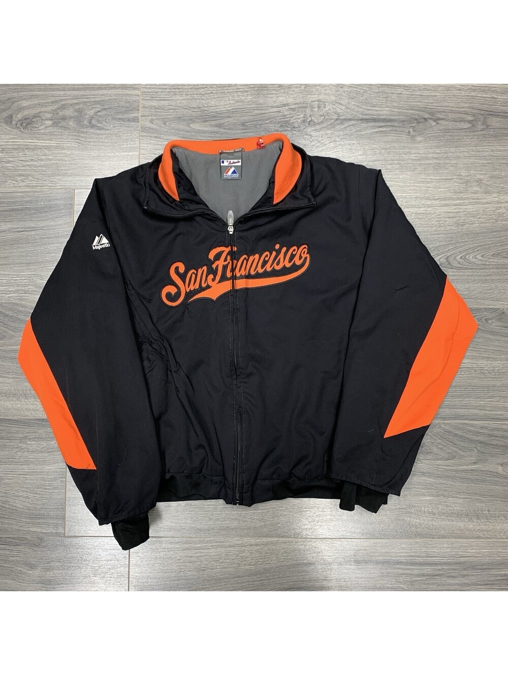 Vintage Majestic San Francisco Giants Therma Base Dugout Jacket Medium Rare Mens